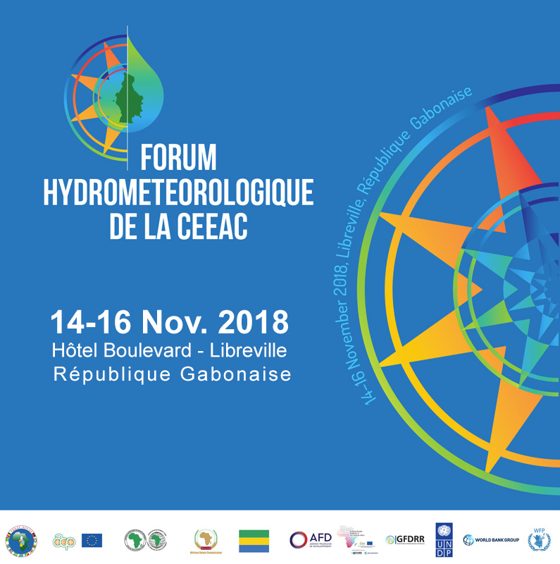 1er FORUM HYDROMETEOROLOGIQUE AFRIQUE CENTRALE background