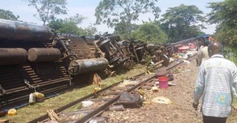 Déraillement train samba