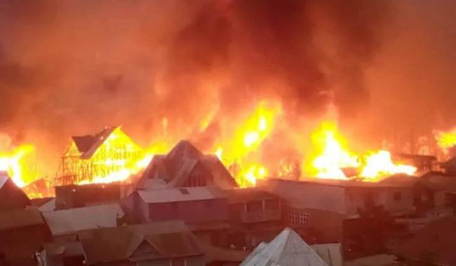 incendie de Nyalukemba